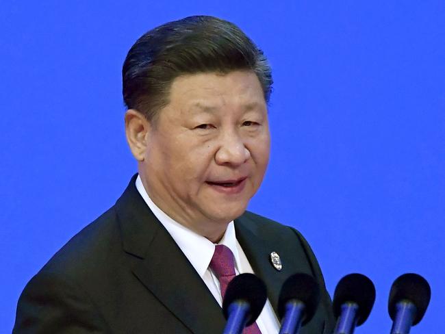 China's President Xi Jinping prepares to deliver his opening speech at the Boao Forum for Asia. Picture: Naohiko Hatta/Kyodo News via AP