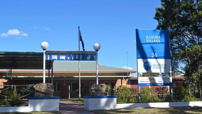 INFECTED: The Aged Care Facility Illoura is in lockdown with no visitors not allowed to see their loved ones.  . Picture: Brooke Duncan