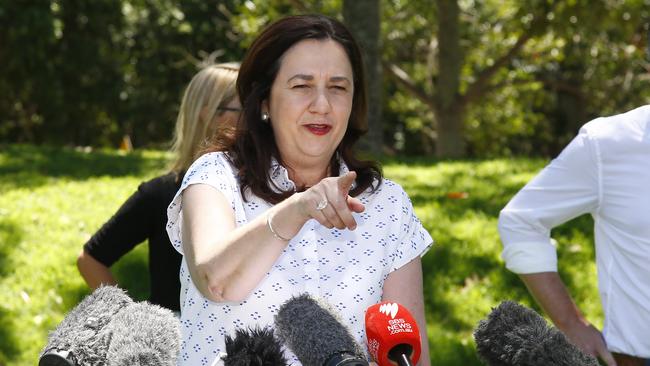 Queensland Premier Annastacia Palaszczuk has refused to modify her approach to border closures. Picture: NCA NewsWire