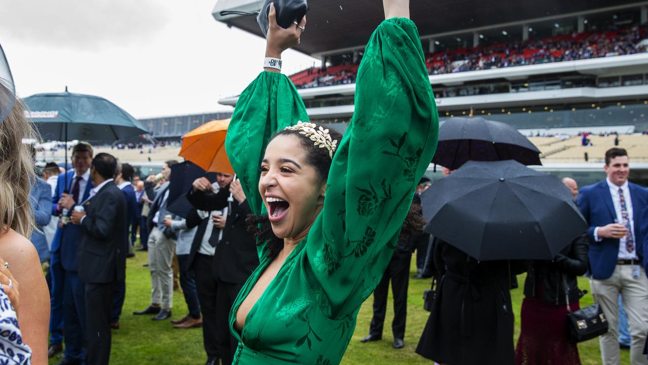 It was party time at Flemington on Thursday.