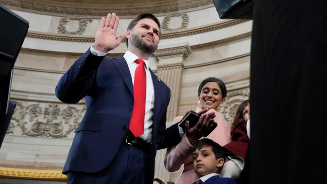 Vice-President JD Vance’s commitment to an intensely moralistic vision of politics renews a Catholic tradition that had waned. Picture: AFP
