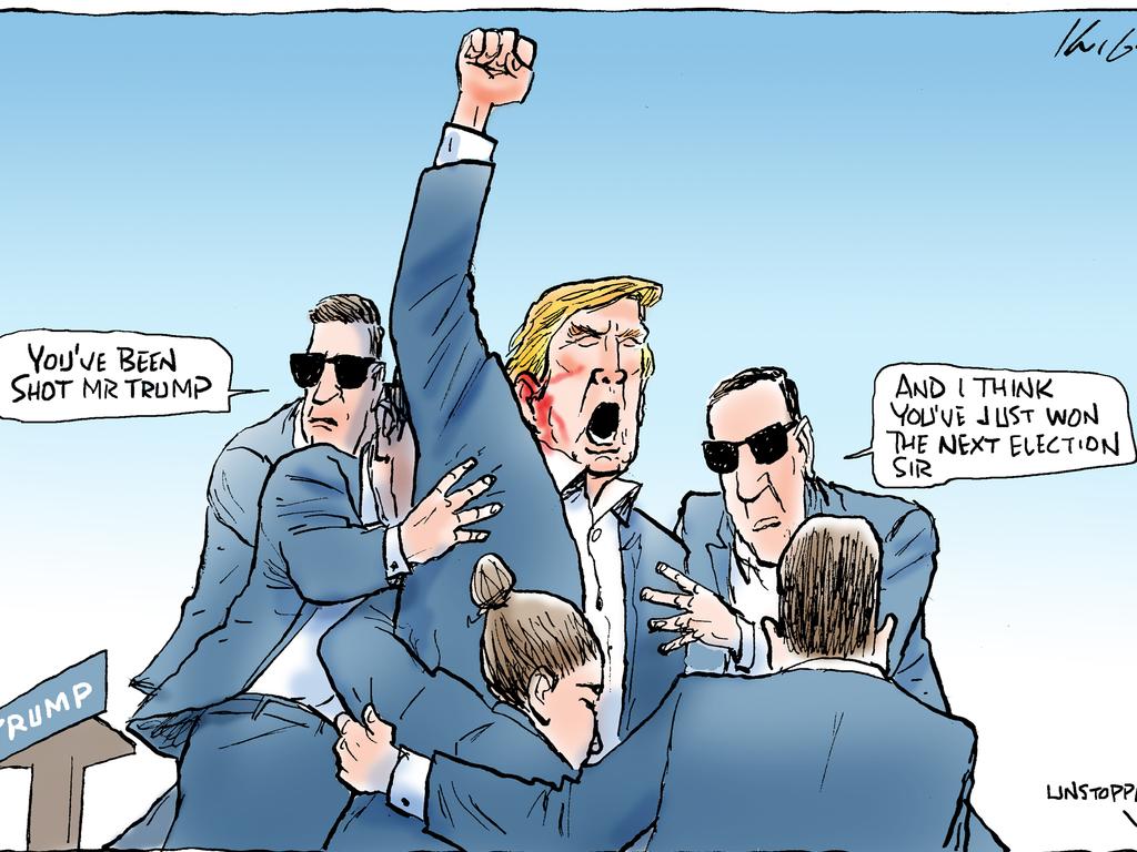 Mark Knight cartoon for Herald Sun, July 15, 2024