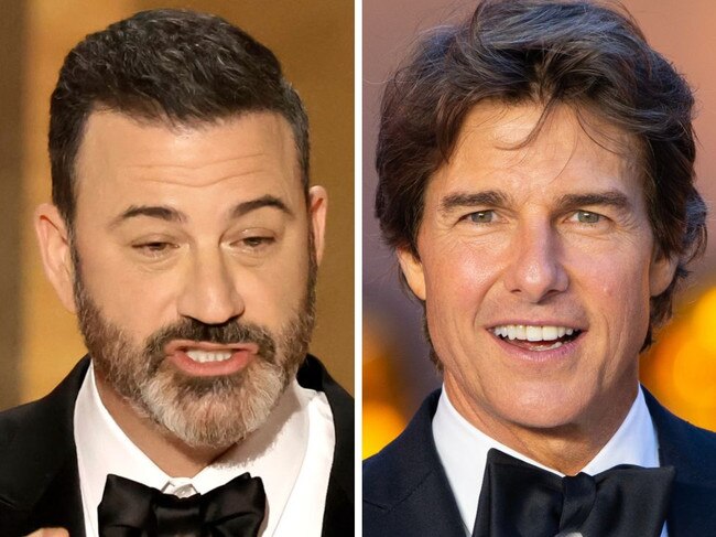 Jimmy Kimmel has admitted Tom Cruise's excuse for bailing on the Oscars was "nonsense".