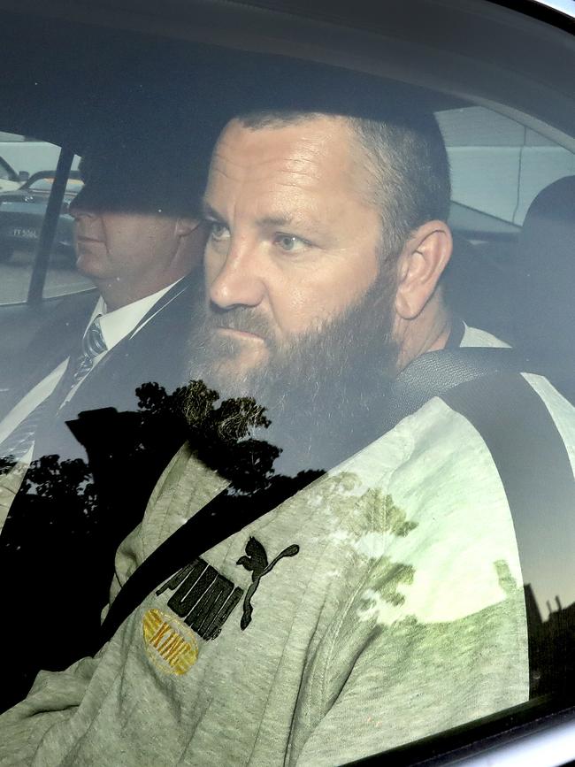 Steven Hainsworth being extradited in 2019. Picture Dean Martin.