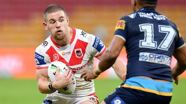 The Raiders and Broncos are interested in unwanted Dragons fullback Matt Dufty. Picture: Getty Images