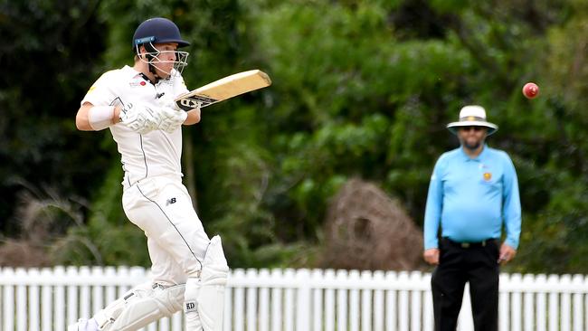 Valley batsman Josh Neill Sci-Fleet Motors club cricket competition between Valley and Norths Saturday October 1, 2022. Picture, John Gass