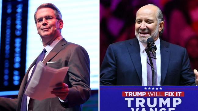 Scott Bessent (L) and Howard Lutnick (R) are the top contenders to be Donald Trump’s Treasury Secretary.