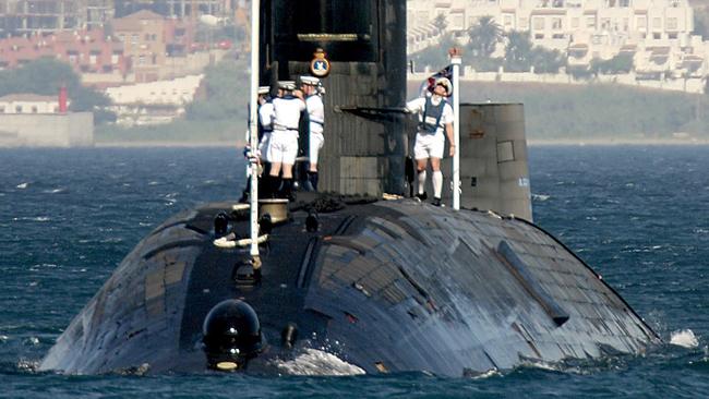 Retired Rear Admiral Peter Clarke commanded the HMS Tireless. pictured in 2004. Picture: Supplied