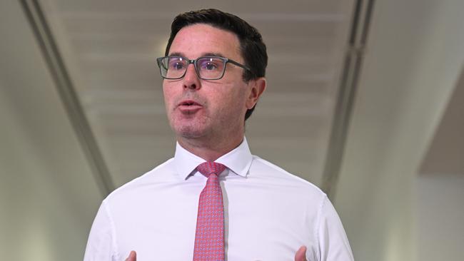 Nationals leader David Littleproud said a Coalition government would reduce energy bills. Picture: NewsWire / Martin Ollman