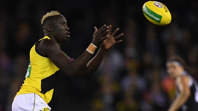 Chol has worked hard to make himself hard to drop during the Tigers’ injury struggles. Picture: AAP