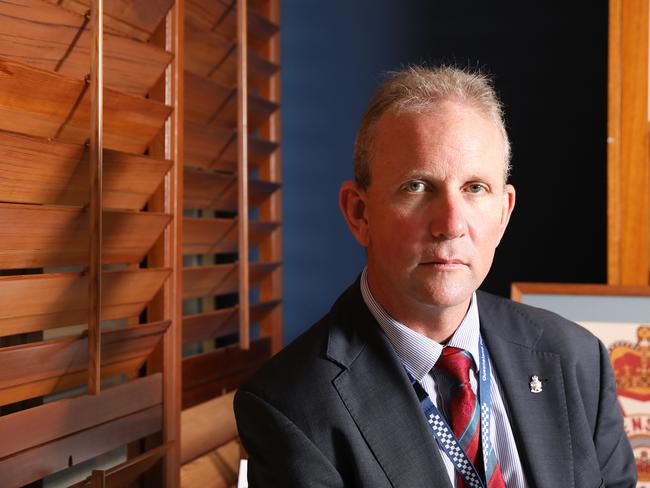 Queensland Police Union president Ian Leavers. Picture: AAP Image/Claudia Baxter