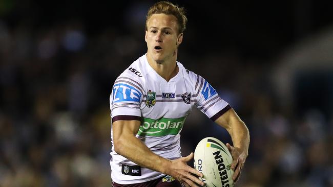 Manly's Daly Cherry-Evans is pushing for a Maroons recall. Picture: Brett Costello