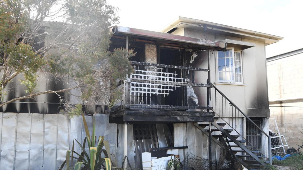 The Arthur St house in Depot Hill burned for the second time in as many months on October 31