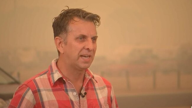 Andrew Constance said his experience during the Black Summer bushfires changed him as a person and as a politician. Picture: ABC News Breakfast