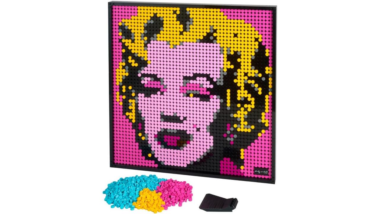 LEGO Art Andy Warhol's Marilyn Monroe 31197. Image: LEGO.