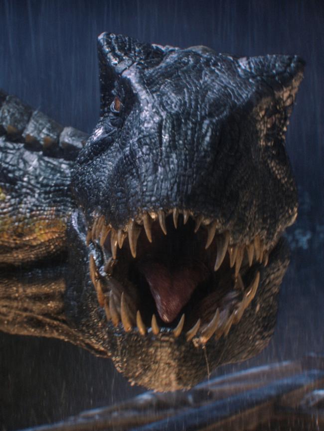 The killer dinosaur known as an indoraptor in Fallen Kingdom is a genetic hybrid made from splicing different dino DNA. Picture: Universal Pictures