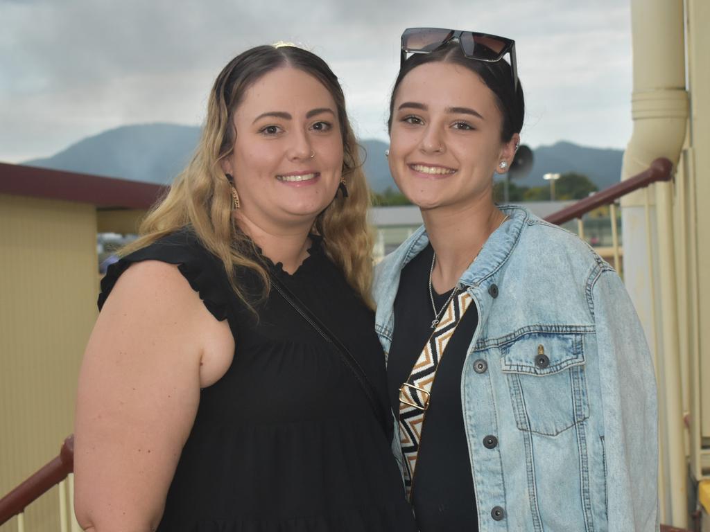 <p>Cass Jasperson and Roweisha Dixon at the McCosker Rocky Speedway's Modified Sedans Cattle Cup at the Rockhampton Showgrounds on February 24, 2024.</p>