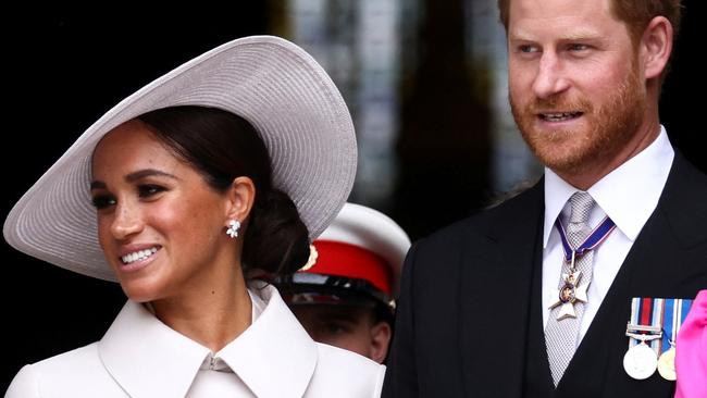 Harry and Meghan not bagging a photo with the Queen is reportedly a sticking point for Netflix. Picture: Getty Images.