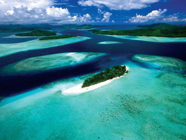 ESCAPE: BEST FOR 2016 - HOT DESTINATIONS .. Solomon Islands - Marau Sound, Guadalcanal Province . Picture: Kirkland Images