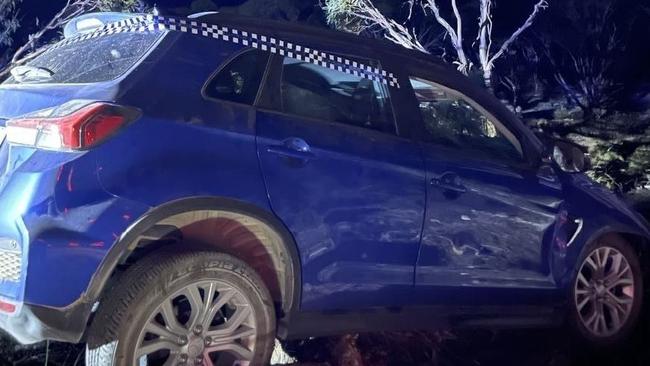 A car found crashed and abandoned has prompted an appeal from police for its owners. Picture: SA Police