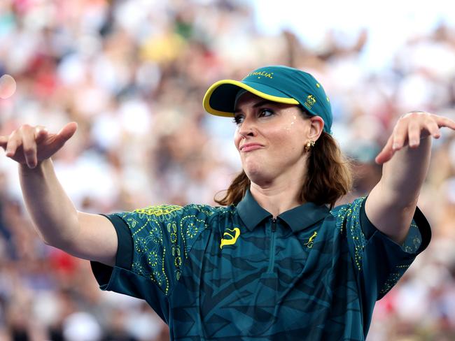 Rachael “Raygun” Gunn became a worldwide name after she represented Australia in breakdancing at the Olympic Games in Paris. Picture: Elsa/Getty Images