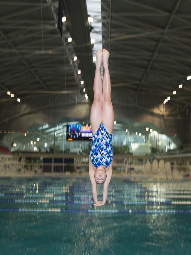 Montana won two gold medals for her diving at the Australian Elite Junior Nationals this year.