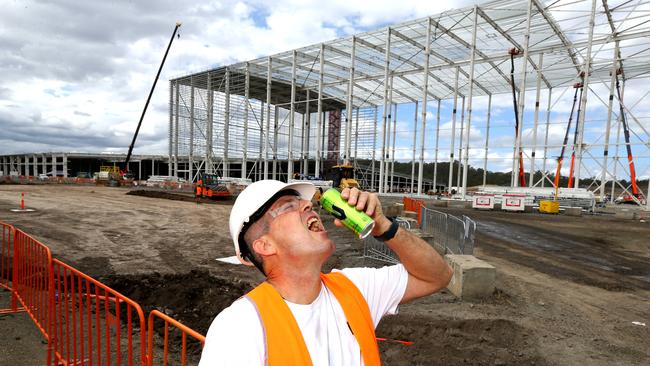 Dan Jones from Frucor Suntory the makers of V Energy drink at the companies new manufacturing site for the drink. Picture David Clark