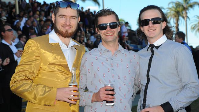 Chris Crawford, Paul Larnach and Jarrod Cozzy at the Grafton Cup. Photo Leigh Jensen / The Daily Examiner