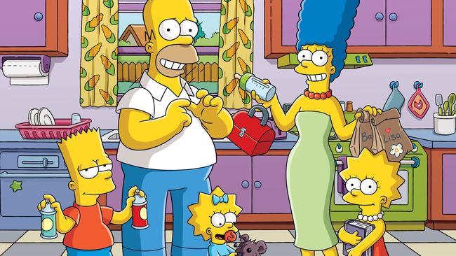 The Simpsons has redefined television, pop culture and global perceptions of the American family. Picture: AP