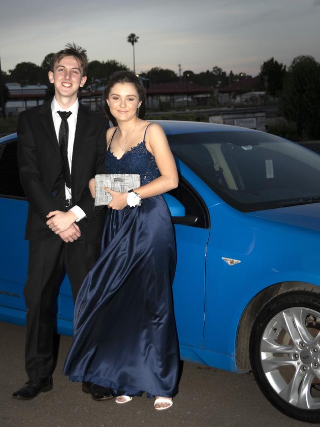 Toowoomba Grammar School senior formal held at Rumours. Connor Mullens and Corinne Graham