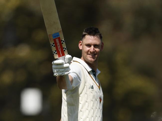 Beau Webster started his Shield campaign with 113 is emerging as a real option to fill the all-rounder role in Australia’s men’s Test team. Picture: Darrian Traynor/Getty Images