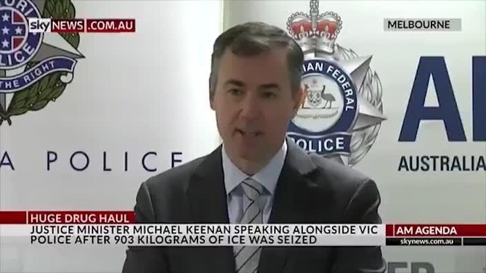 903 kilograms of ice seized by Vic police