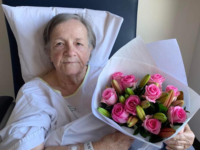 Loyal Collingwood fan Jessie Hatch, 81, was allegedly struck by an e-scooter driven by Bradley Harris outside the MCG.