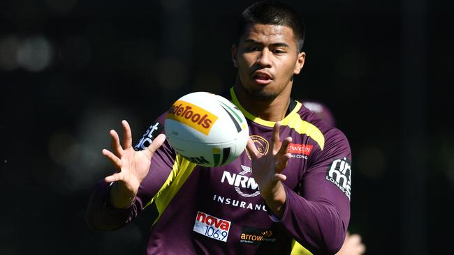 Payne Haas is set to stay put in a major boost for the Broncos. Picture: AAP