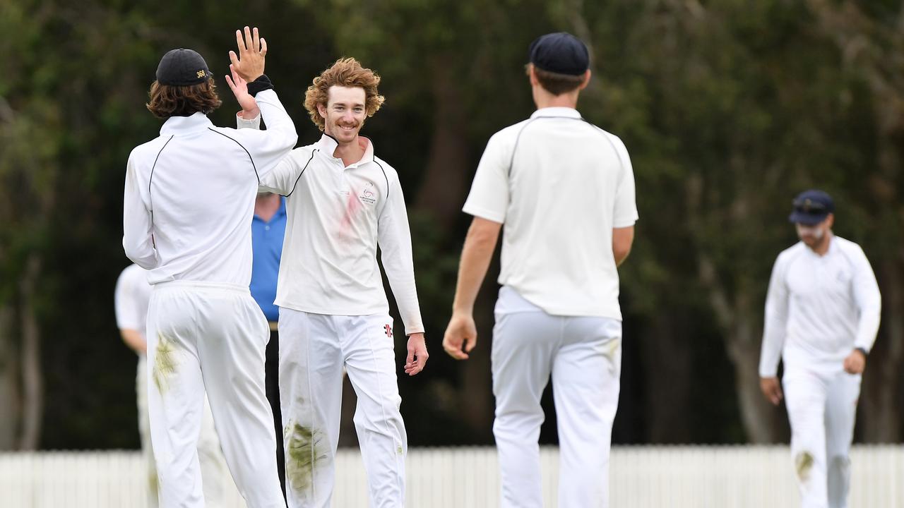 Maroochydore's Luke McInnes (centre). Photo Patrick Woods