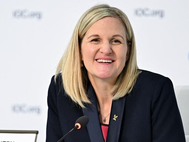 Newly-elected president of the International Olympic Committee (IOC) Zimbabwean Kirsty Coventry. Picture: Fabrice Coffrini