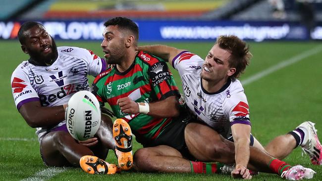 Alex Johnston has rejected a richer deal from Melbourne to remain at South Sydney next season. Picture: Cameron Spencer/Getty Images