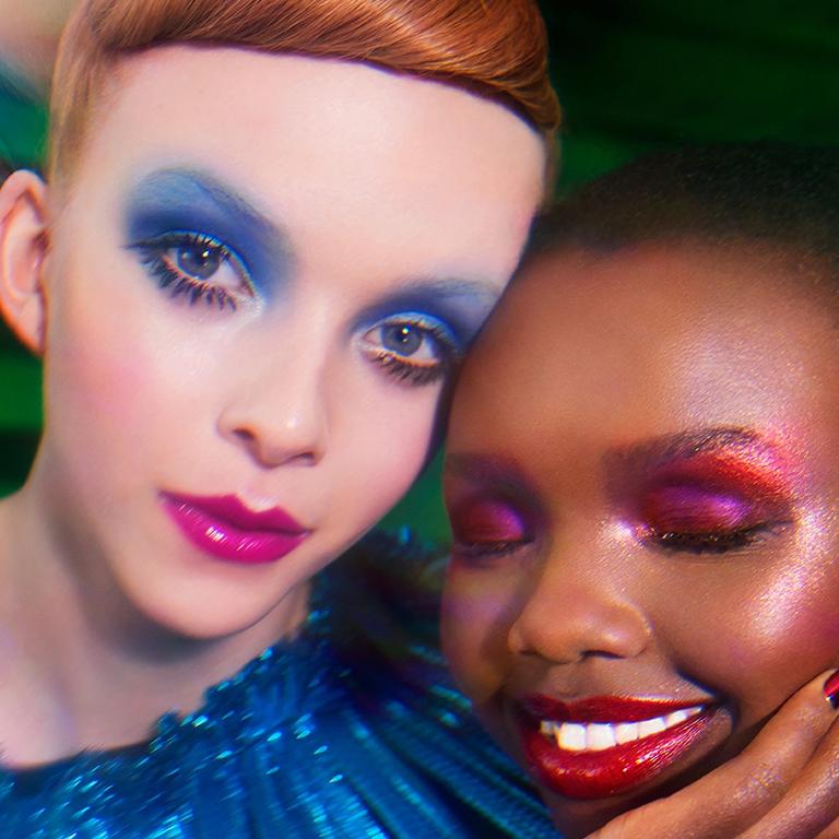 Adelaide models Lily Nova and Akiima starred in a global campaign for MAC Cosmetics Image: MAC supplied