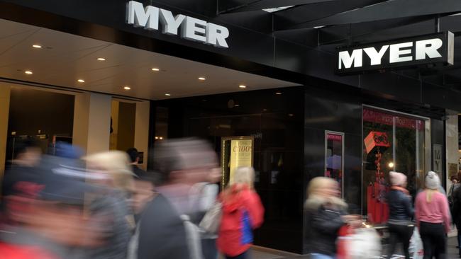 Department store Myer and its biggest shareholder Solomon Lew are now on the same page. Picture: AAP