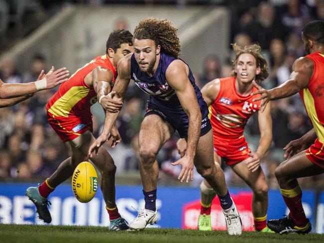 Gold Coast couldn’t catch the Dockers tonight.