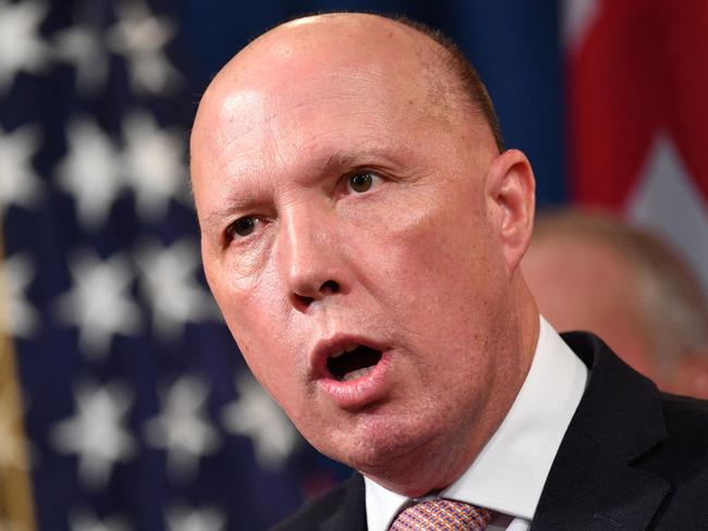 Peter Dutton. Picture; AFP