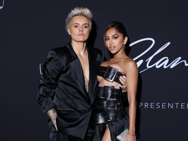 MELBOURNE, MARCH 20, 2024: Australian Formula One Grand Prix at Albert Park. Moana Hope and Maria Thattil arrives for Glamour on the Grid. Picture: Mark Stewart