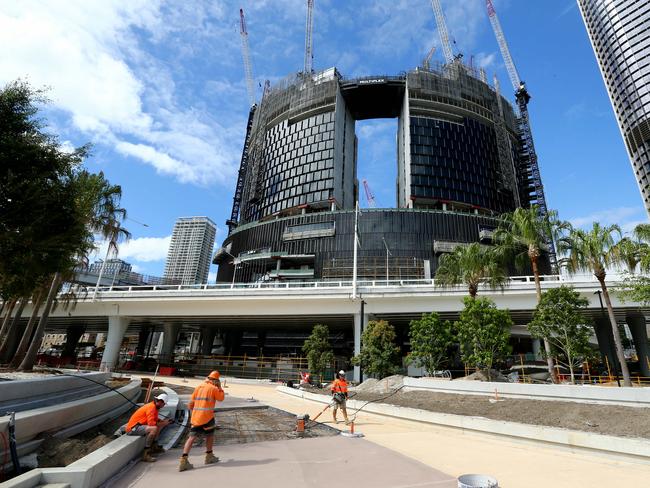 Updated pictures of the Queens Wharf development which will also house the new Star Casino. Brisbane Friday 7th October 2022 PICTURE David Clark