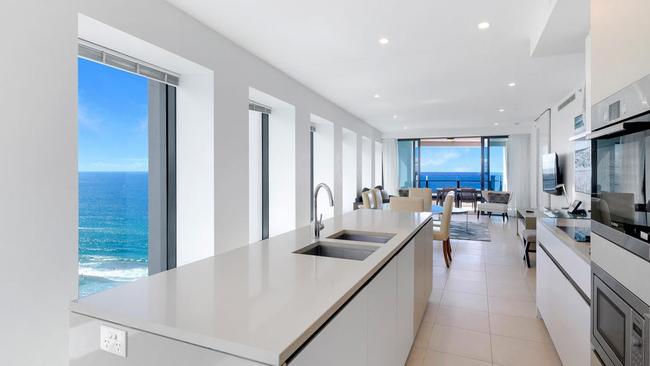 This three-bedroom unit at 2105/4 The Esplanade, Surfers Paradise, was placed under offer for an amount over $1.975m, after having its price reduced.