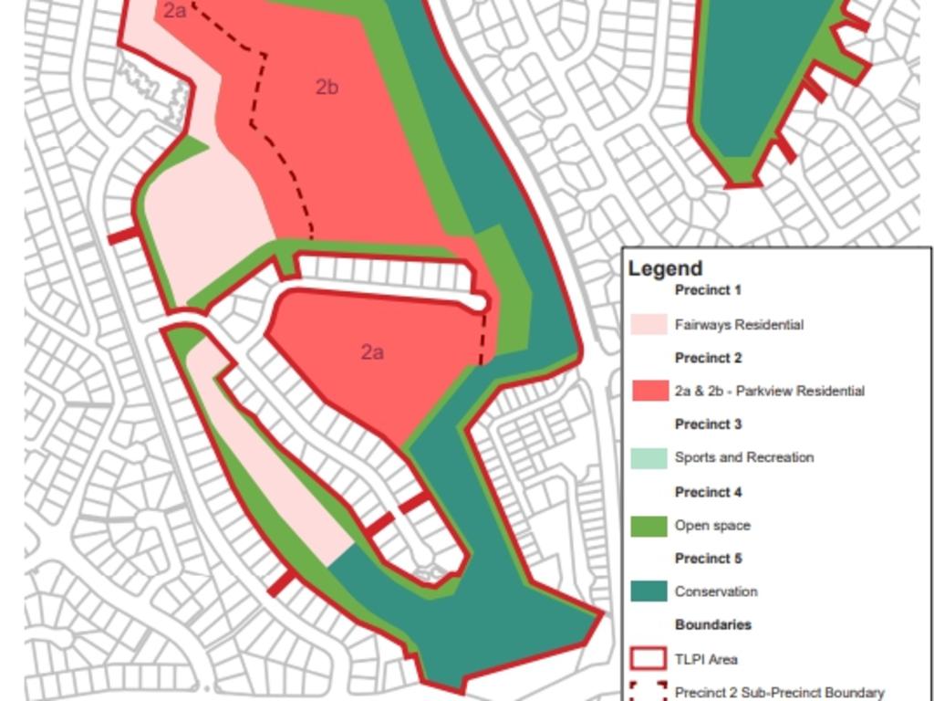 Plans put forward by Housing Minister and Gaven MP Meaghan Scanlon for the Arundel Hills Country Club development.