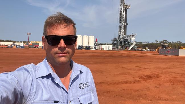 Australian Energy Producers NT Director David Slama at Tamboran’s Beetaloo prospect.