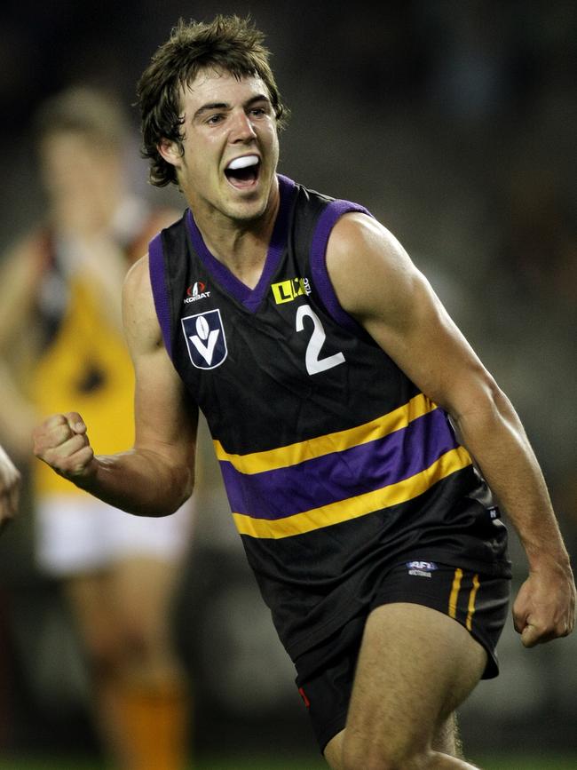 Steele Sidebottom kicked 10 goals in the TAC Cup Grand Final.