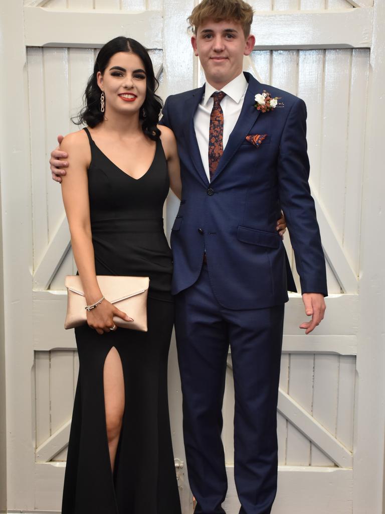 Patrick Gordon and Tahlia Higgins at the Assumption College formal.