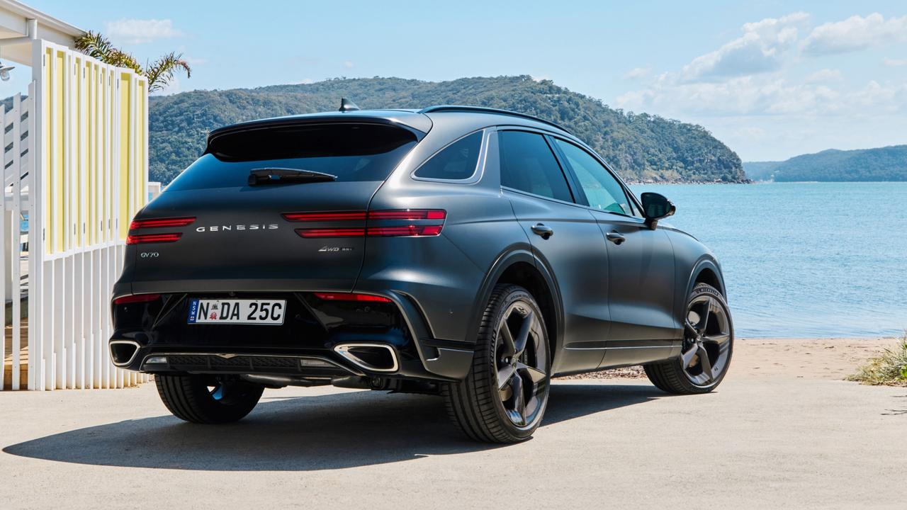 The Genesis GV70 Signature Sport powered by a 3.5-litre turbocharged V6.