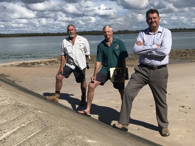 Burnett MP Stephen Bennett and Woodgate locals have been campaigning for safety improvements to the Walkers Point Boat Ramp.